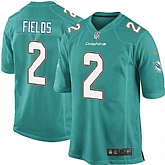 Nike Men & Women & Youth Dolphins #2 Fields Green Team Color Game Jersey,baseball caps,new era cap wholesale,wholesale hats